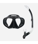 Arena Premium Schnorchel Set Junior schwarz