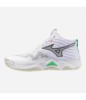 Mizuno Wave MOMENTUM ELITE MID white/frozen emerald