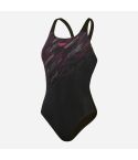Speedo Badeanzug HyperBoom Placement Muscleback schwarz