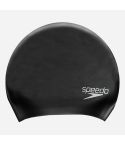 Speedo Long Hair Cap Badekappe schwarz