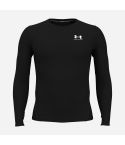 Under Armour HeatGear Compression Sweatshirt Herren schwarz