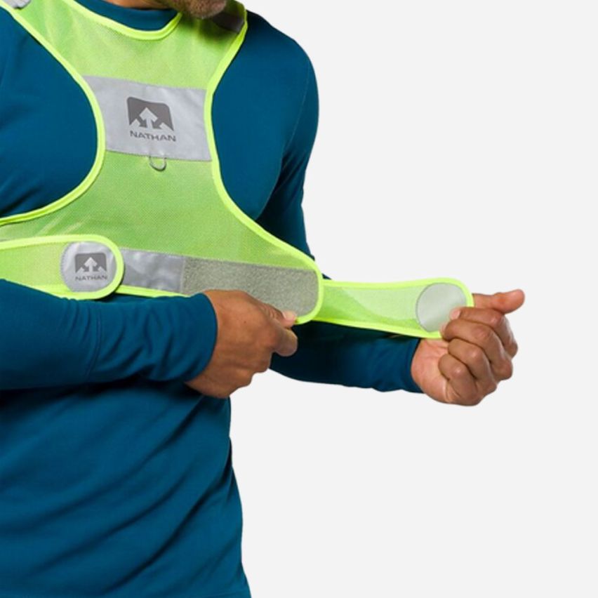 Nathan Reflektierende Streak Laufweste neongelb