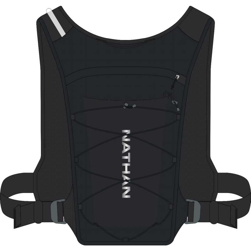 Nathan Laufrucksack QuickStart inkl. Trinkblase (1.5L) schwarz