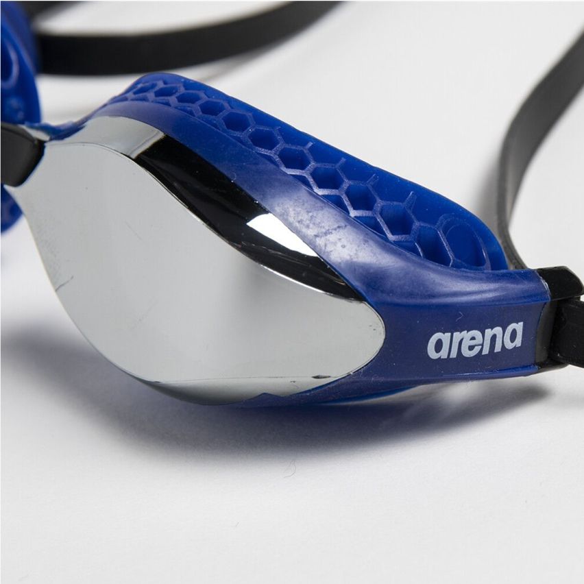 Arena Schwimmbrille Air-Speed silver/blue gespiegelt