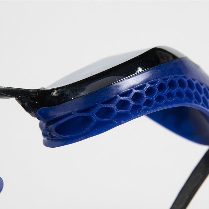 Arena Schwimmbrille Air-Speed silver/blue gespiegelt