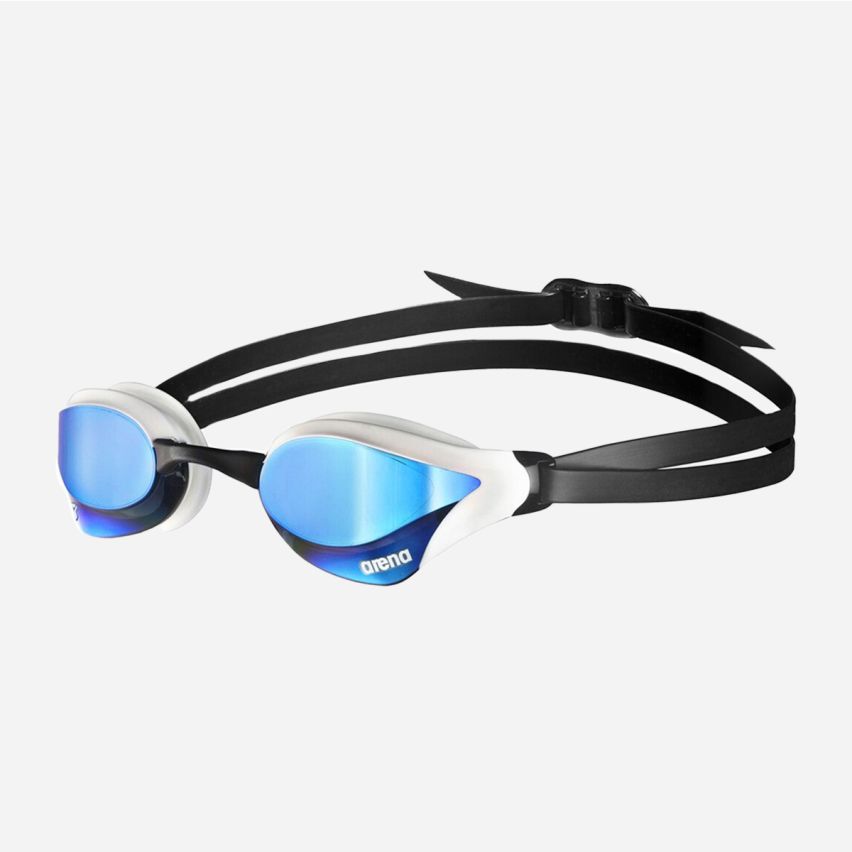Arena Schwimmbrille Cobra Core Swipe blue/white gespiegelt