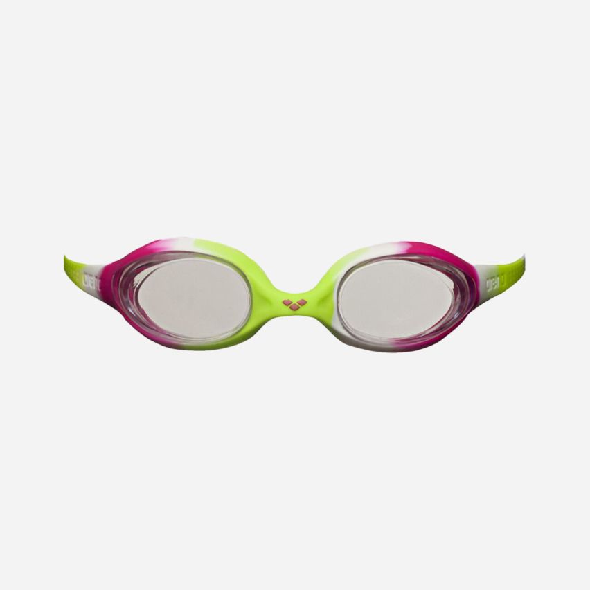 Arena Schwimmbrille Junior Spider lime fuchsia/white