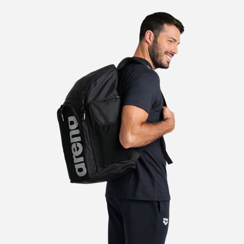 Arena Team Backpack 45 black melange