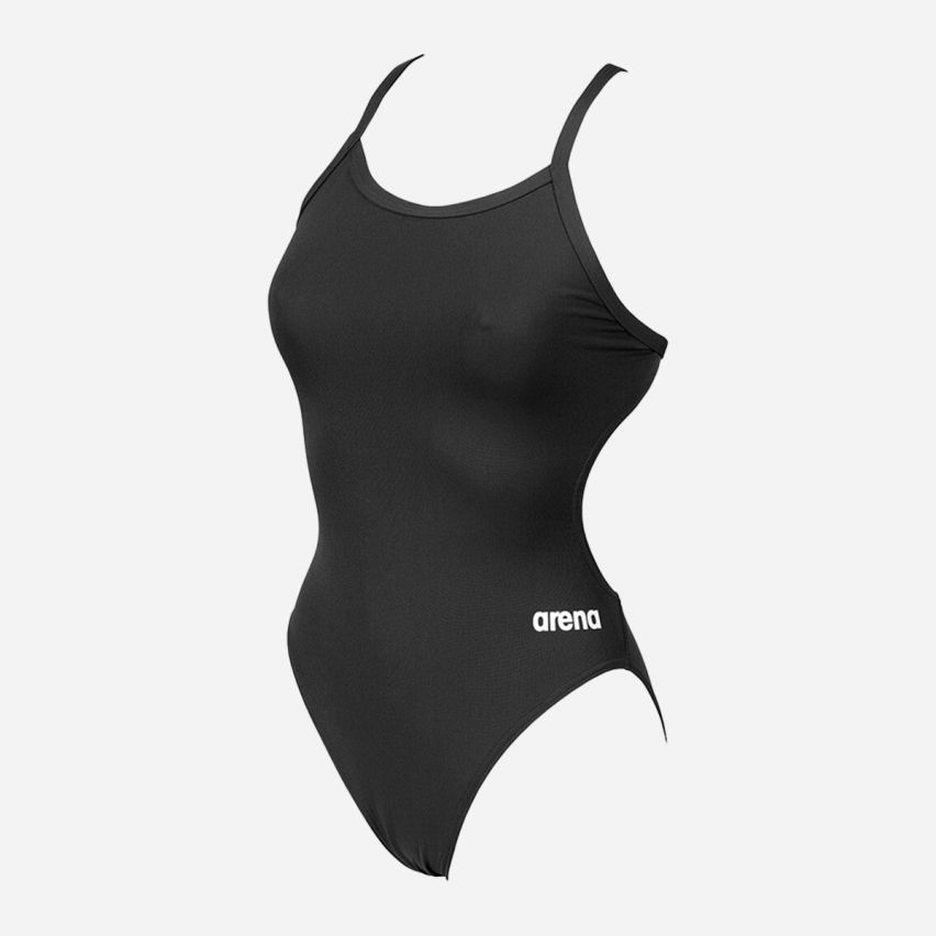 Arena Women Team Swimsuit Challenge Solid black