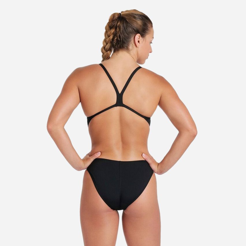 Arena Women Team Swimsuit Challenge Solid black