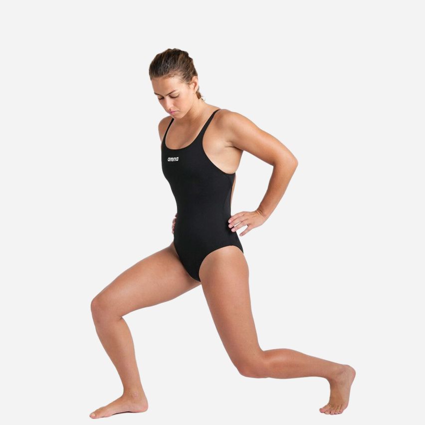 Arena Women Team Swimmsuit Swim Pro Solid black