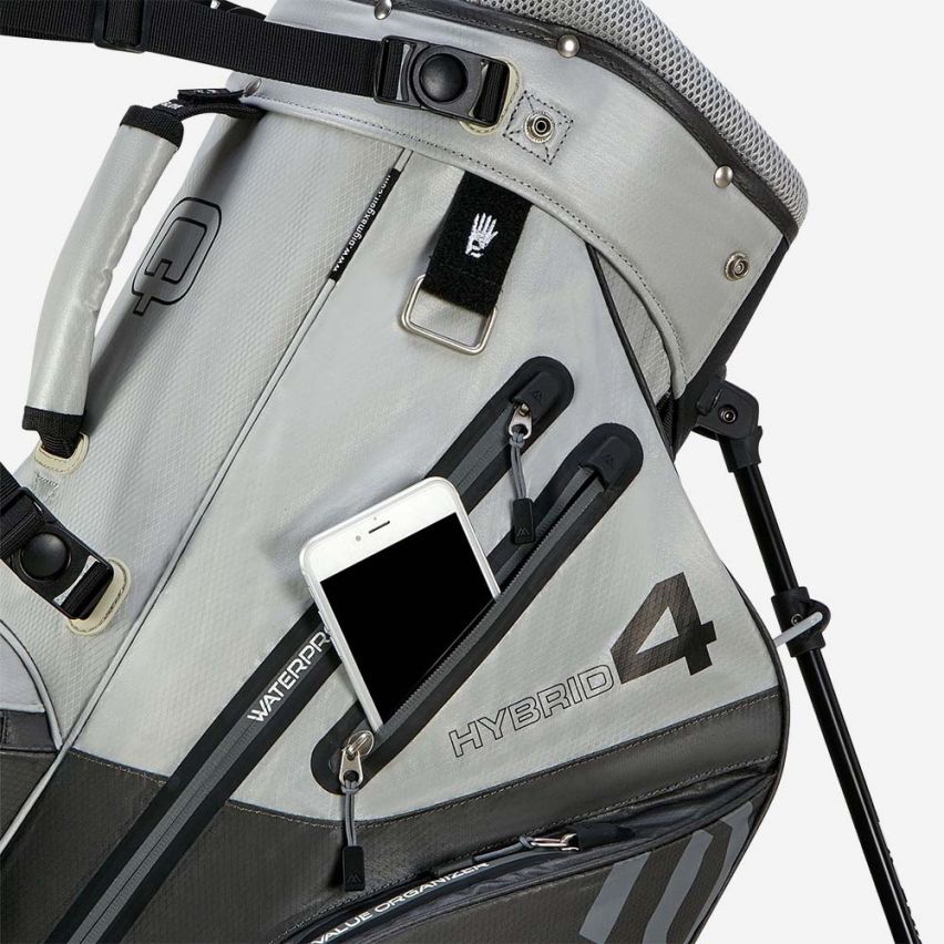 Big Max Aqua Hybrid 4 Golfbag grey/silver