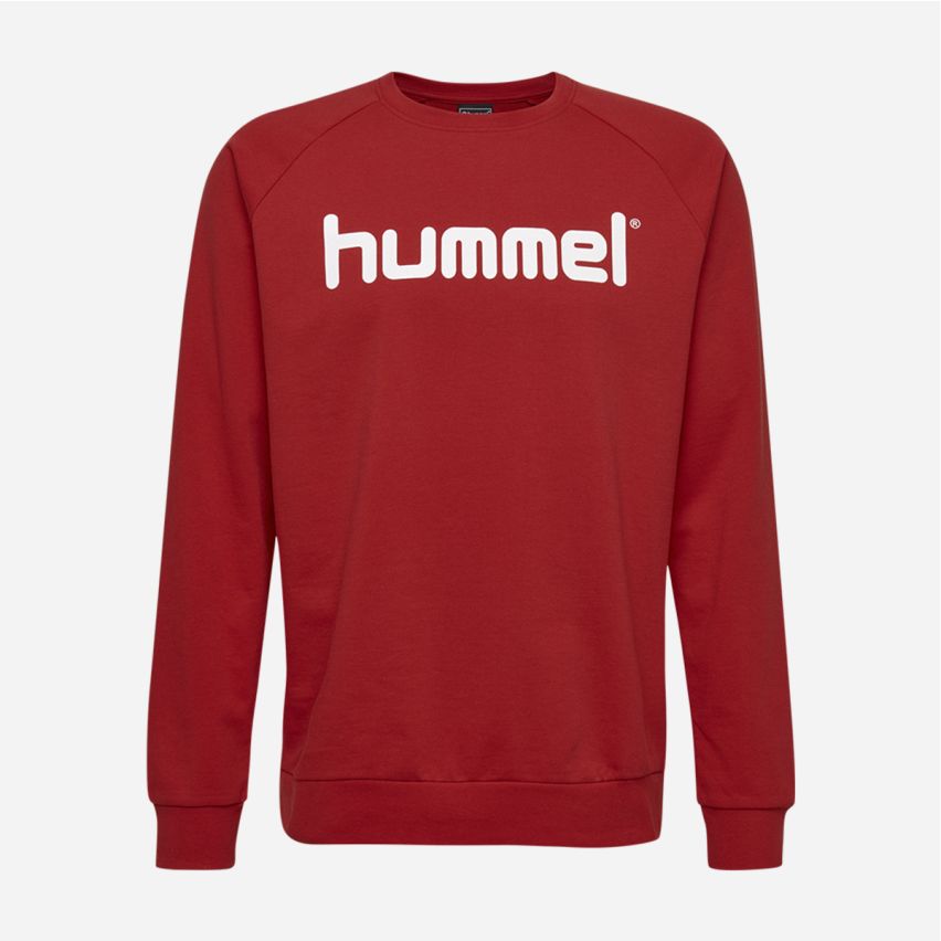 Hummel Sweatshirt hmlGO Cotton Logo rot