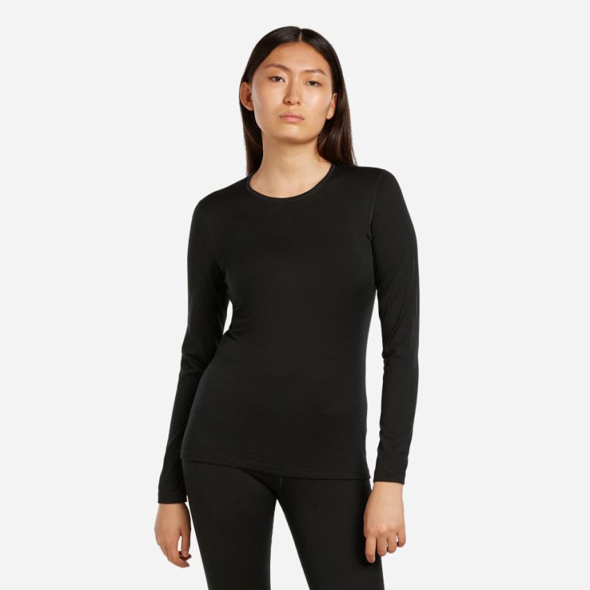 icebreaker 200 Oasis Thermo-Oberteil Damen black