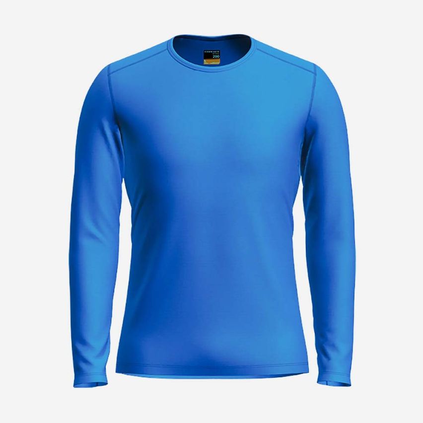 icebreaker Merino 200 Oasis Longsleeve Thermoshirt Herren blau
