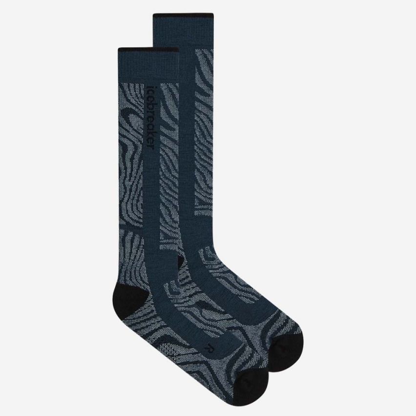 icebreaker Merino Skisocken Ski+ OTC MC Herren abyss