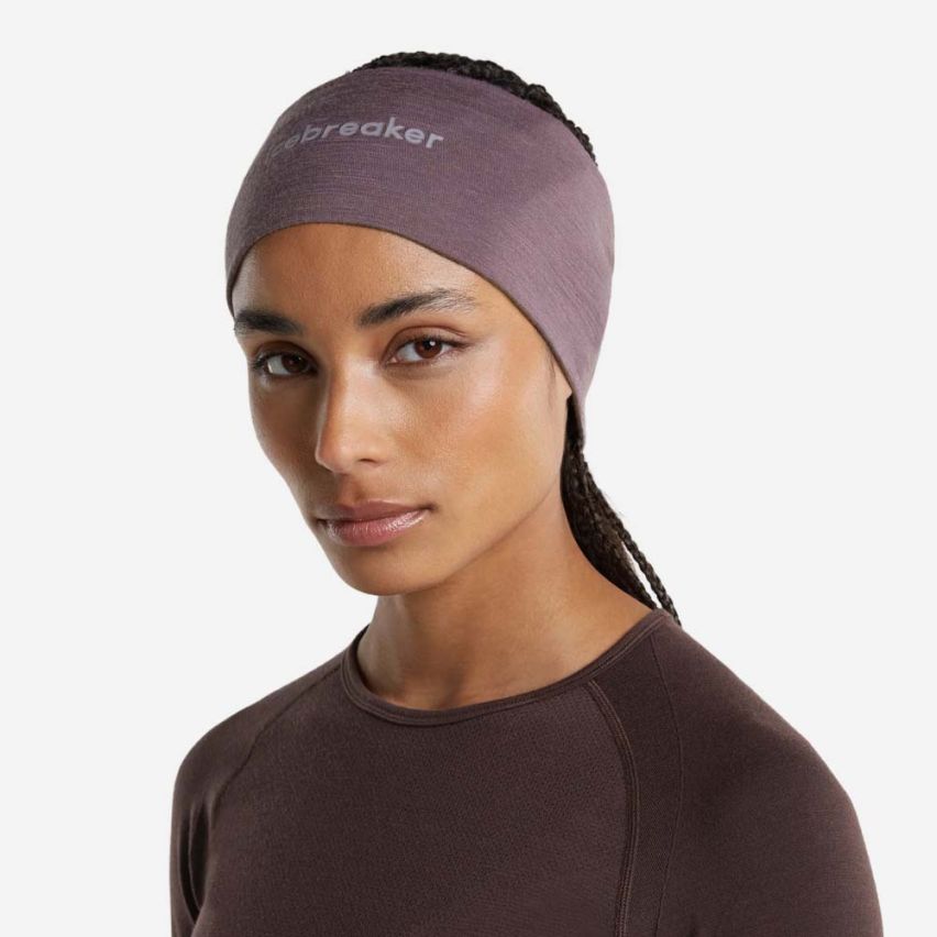 icebreaker 200 Oasis Stirnband grey plum