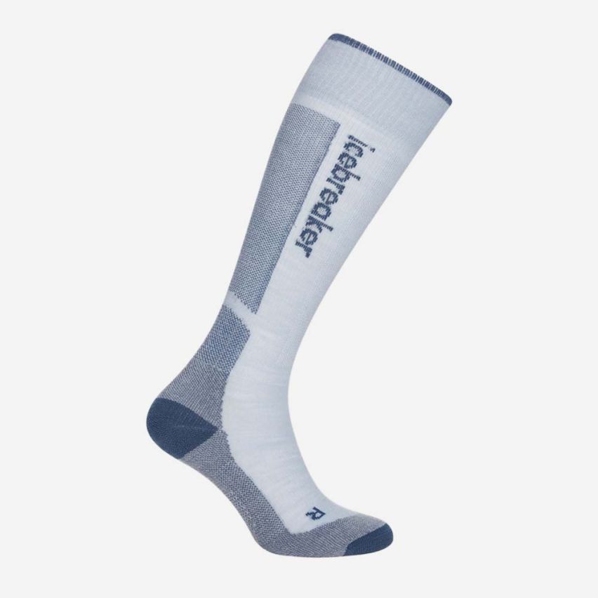 icebreaker Skisocken Ski+ OTC Damen zinc blue