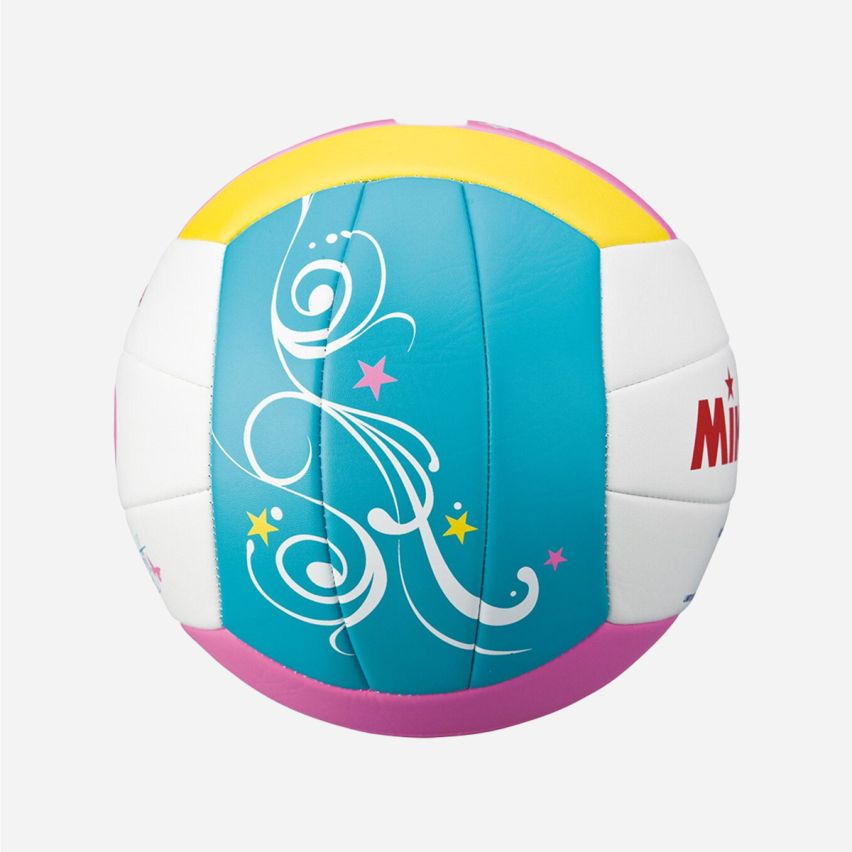 Mikasa Beachvolleyball VMT5 white/rose/turquoise 