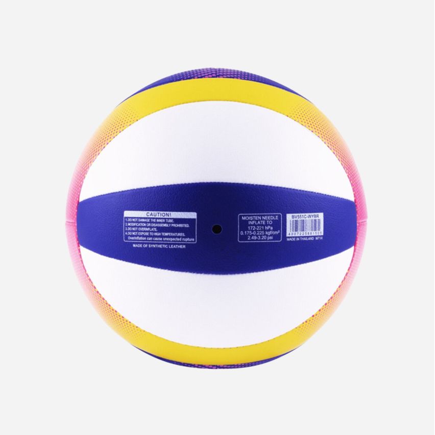 Mikasa Beachvolleyball BV551C yellow/royal/white