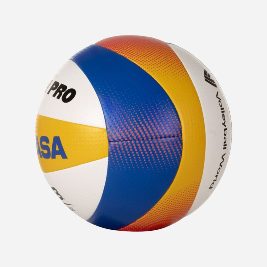 Mikasa Beachvolleyball BV550C yellow/royal/white