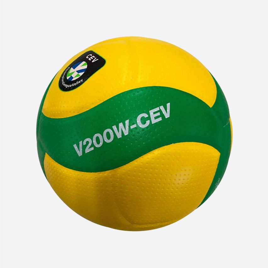 Mikasa Volleyball V200W-CEV yellow/green