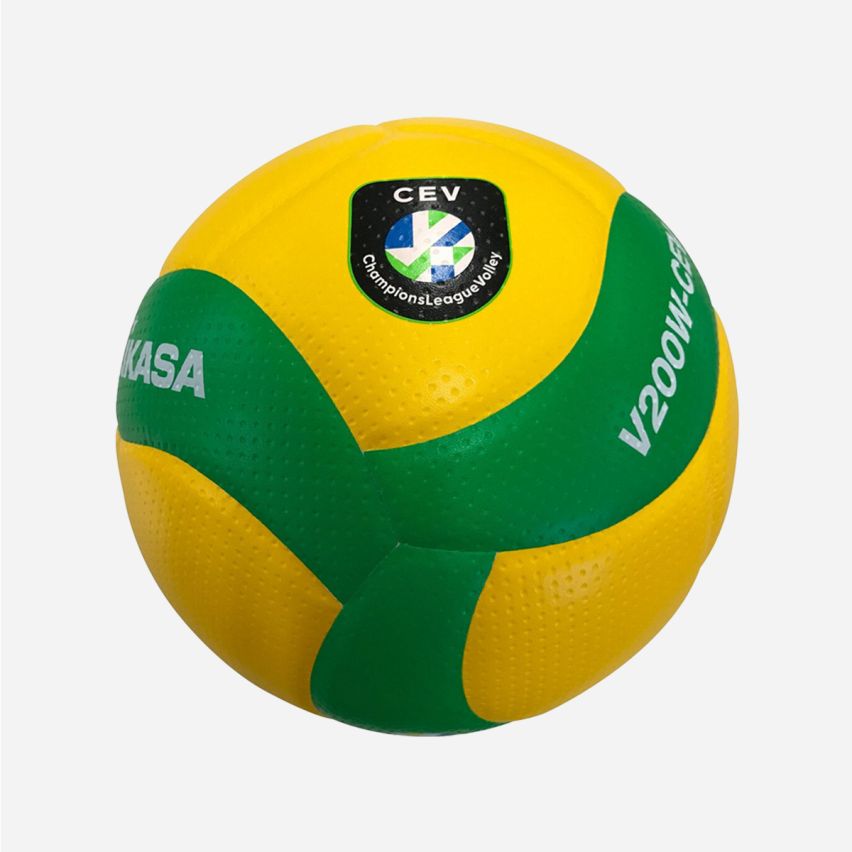 Mikasa Volleyball V200W-CEV yellow/green