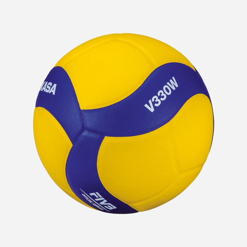 Mikasa Trainingsvolleyball V330W yellow/royal