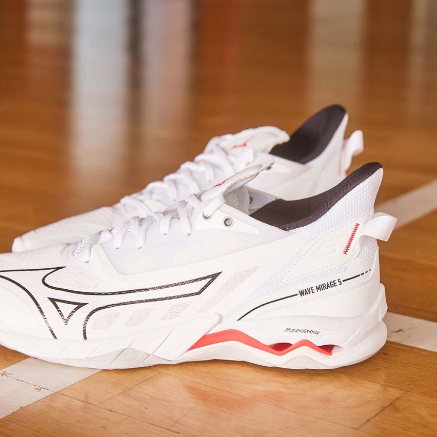 Mizuno Wave MIRAGE 5 white/black/fiery red