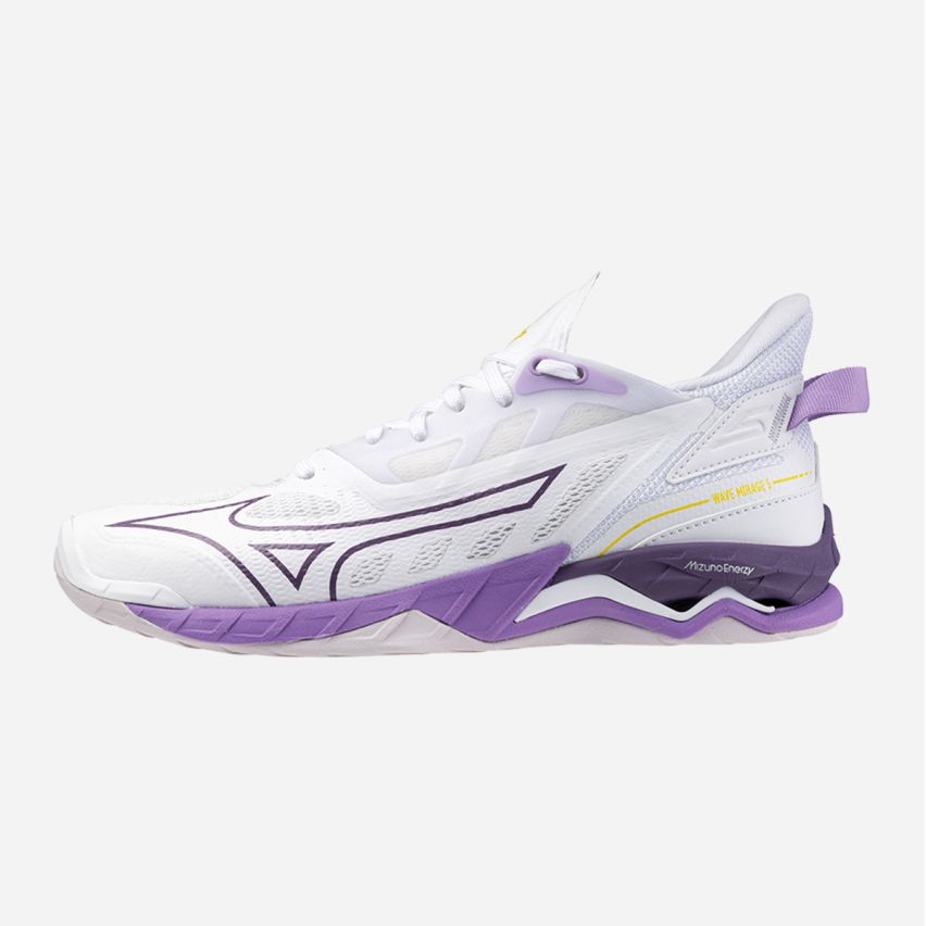 Mizuno Wave MIRAGE 5 white/patrician purple/quince
