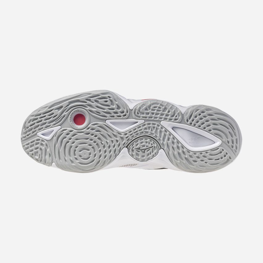 Mizuno Wave MOMENTUM ELITE MID white/black/fiery red