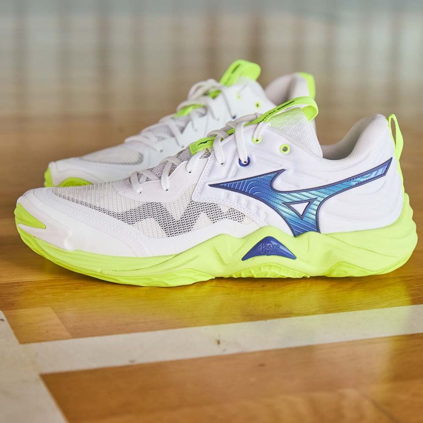 Mizuno Wave MOMENTUM ELITE white/lightning yellow/dazzling 