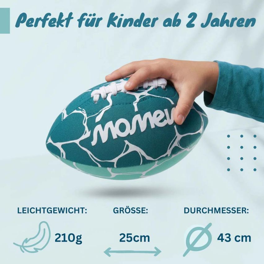 momevo weicher American Football BeachBuddy Egg aus Neopren
