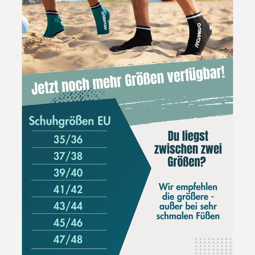 momevo Beachmates Beachsocken Blau Palm