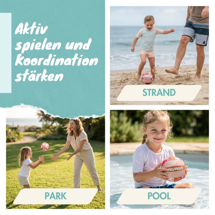 momevo Kinderball Beachbuddy Neopren hawaii (Grösse 2)