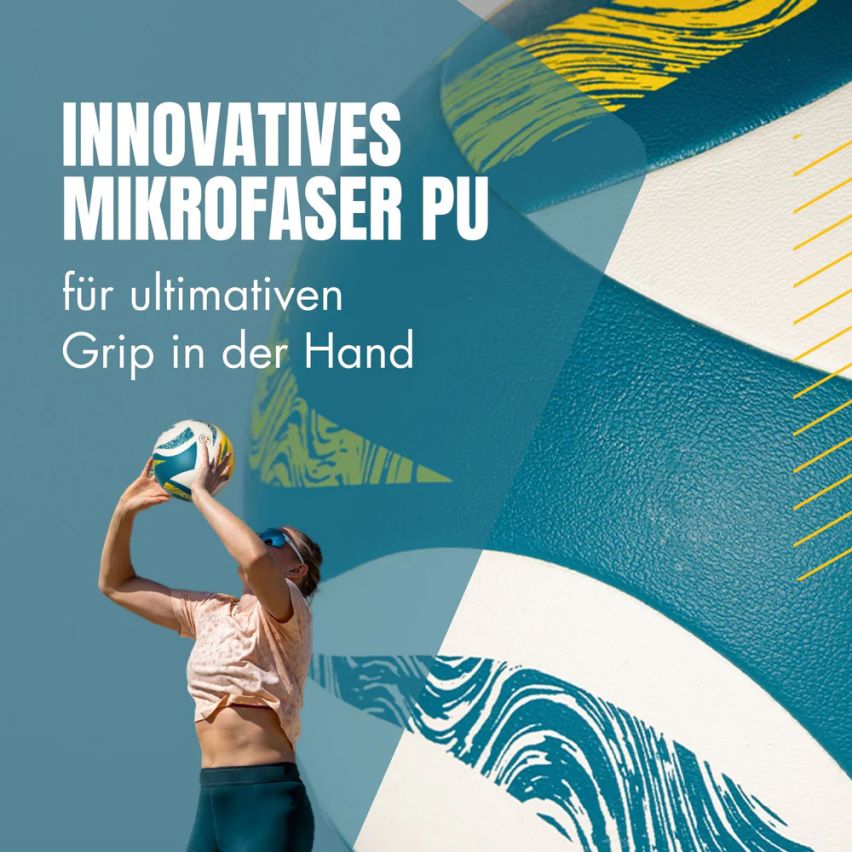 momevo SunPro Beachvolleyball inkl. Ballpumpe