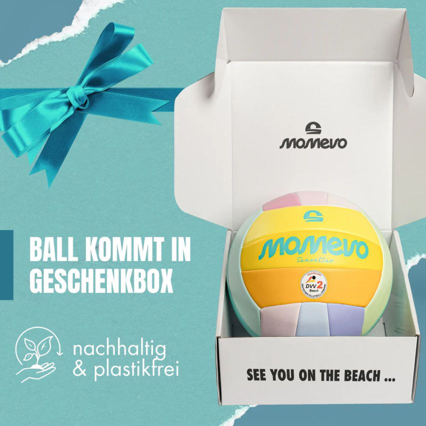 momevo Sunsetter Beachvolleyball rainbow