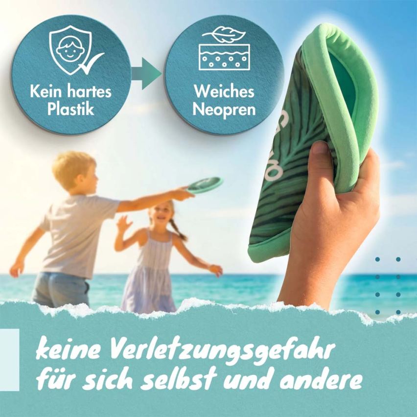 momevo weiche Frisbeescheibe FlyBuddy aus Neopren