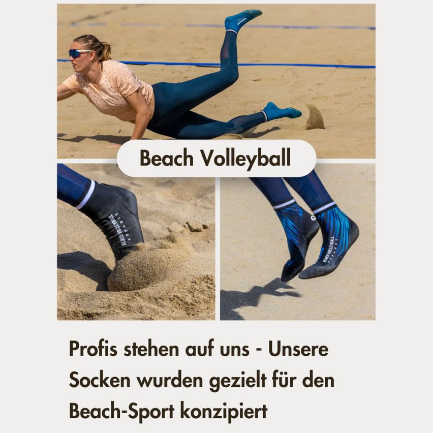 momevo Beachmates Beachsocken schwarz
