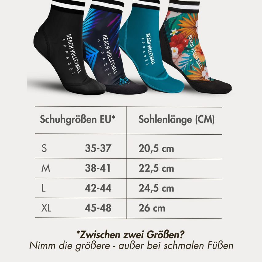 momevo Beachmates Beachsocken schwarz