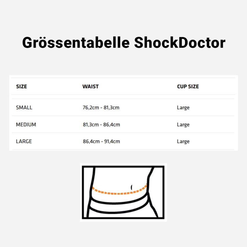 Shock Doctor Tiefschutz mit BioFlex Cup, weiss 