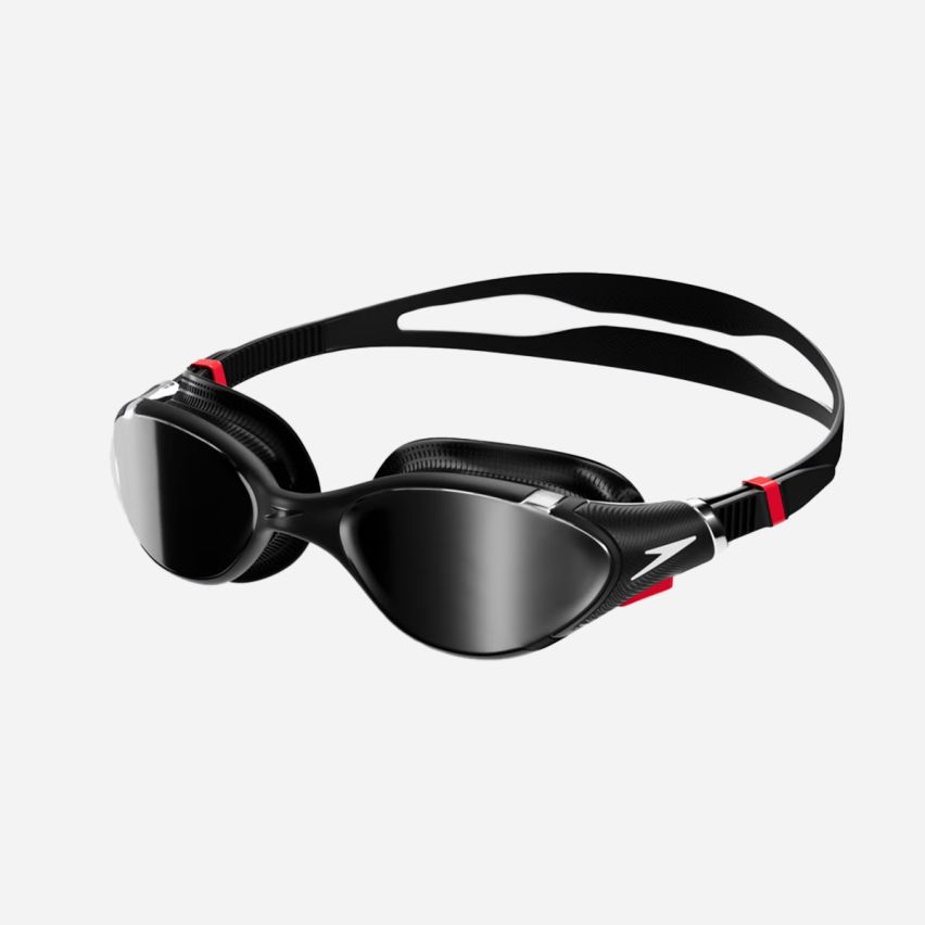 Speedo Schwimmbrille Biofuse 2.0 black/red gespiegelt
