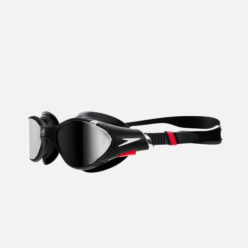 Speedo Schwimmbrille Biofuse 2.0 black/red gespiegelt