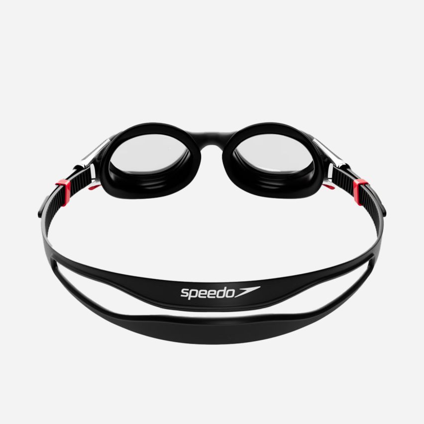 Speedo Schwimmbrille Biofuse 2.0 black/red gespiegelt