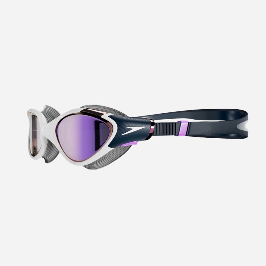 Speedo Schwimmbrille Women Biofuse 2.0 white/true navy gespiegelt