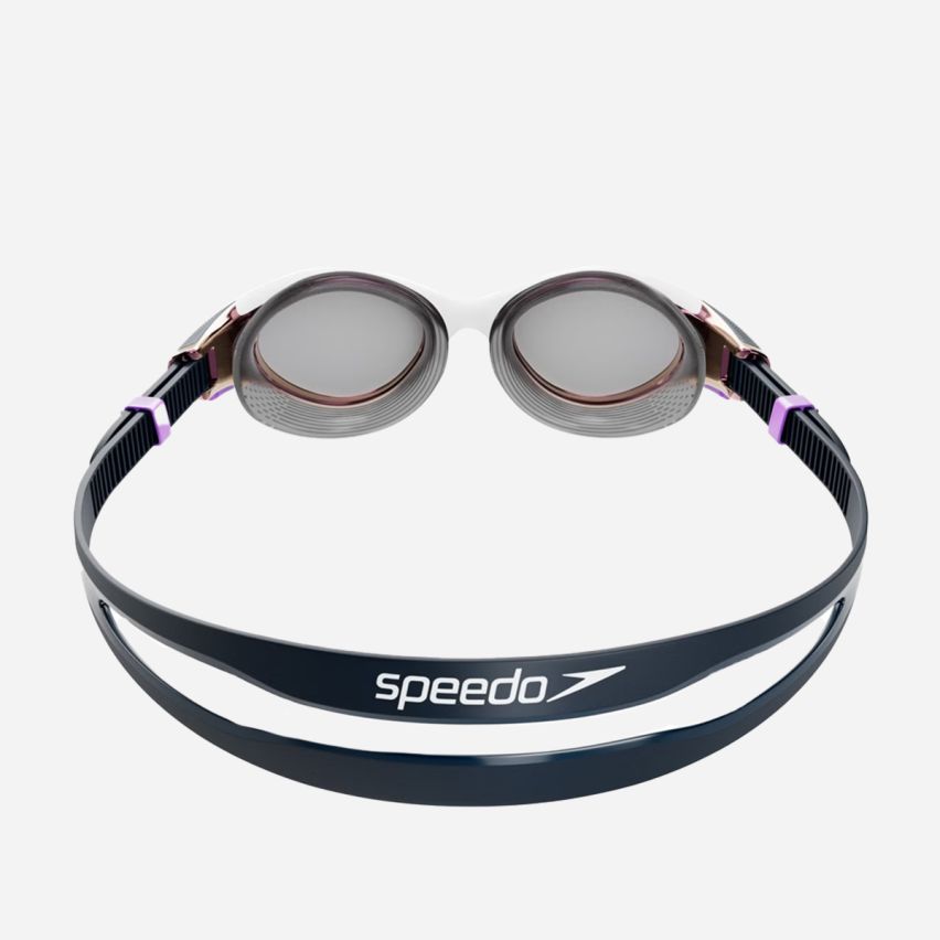 Speedo Schwimmbrille Women Biofuse 2.0 white/true navy gespiegelt