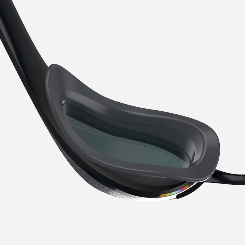 Speedo Schwimmbrille Fastskin Pure Focus black/cool grey gespiegelt