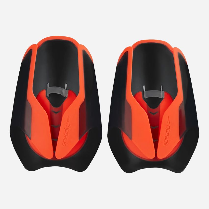 Speedo Fastskin Hand Paddle black/siren red
