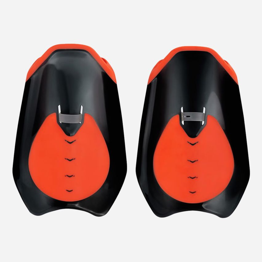 Speedo Fastskin Hand Paddle black/siren red