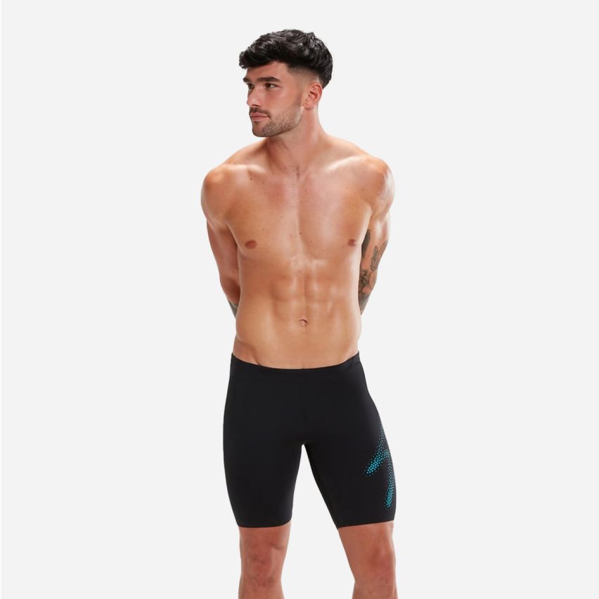Speedo Hyper Boom Placement Jammer black/bolt